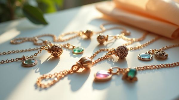 Craft unique jewelry with customizable charms and pendants